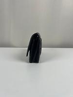 Sac bandoulière Chanel WOC cuir noir bijouterie argentée - Photo 6