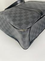 Sac Louis Vuitton Tadao toile damier graphite gris - Photo 9