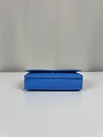Sac bandoulière Chanel WOC en cuir caviar bleu - Photo 7